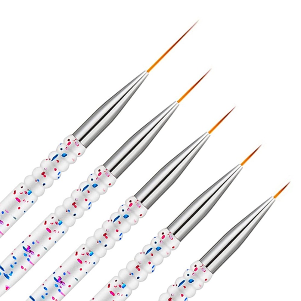 5 Pieces Professional Nail Art - Detailing Brush Set recension och pris