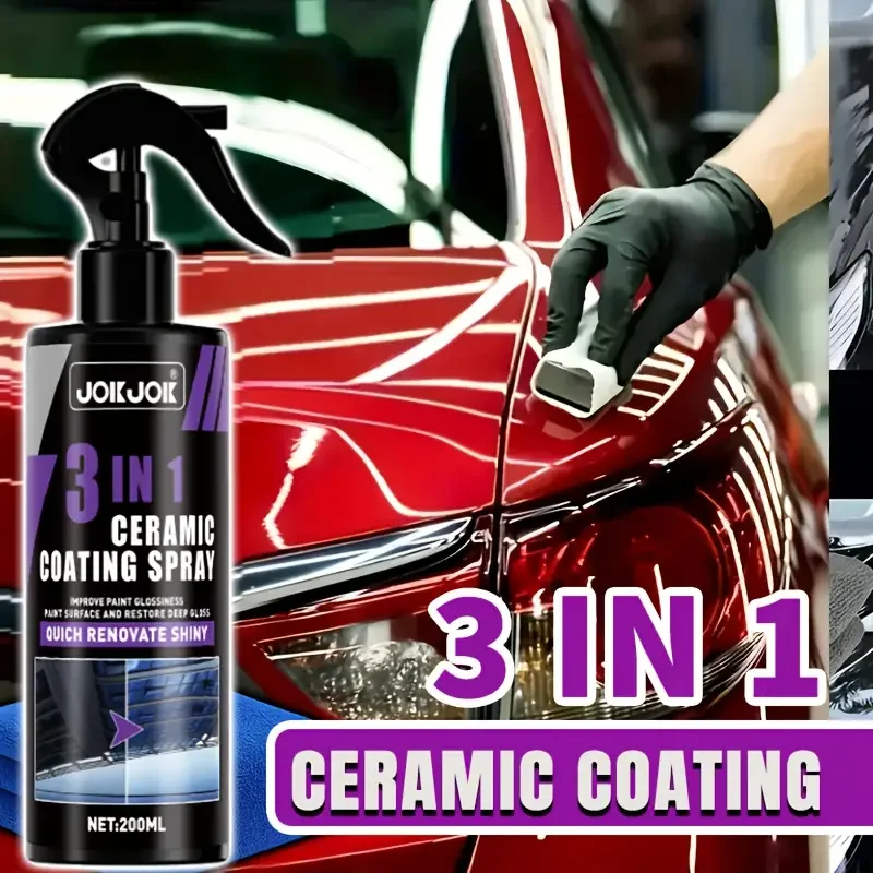3 in 1 Car Ceramic Liquid Coat - Car Wax Ceramic Coating recension och pris