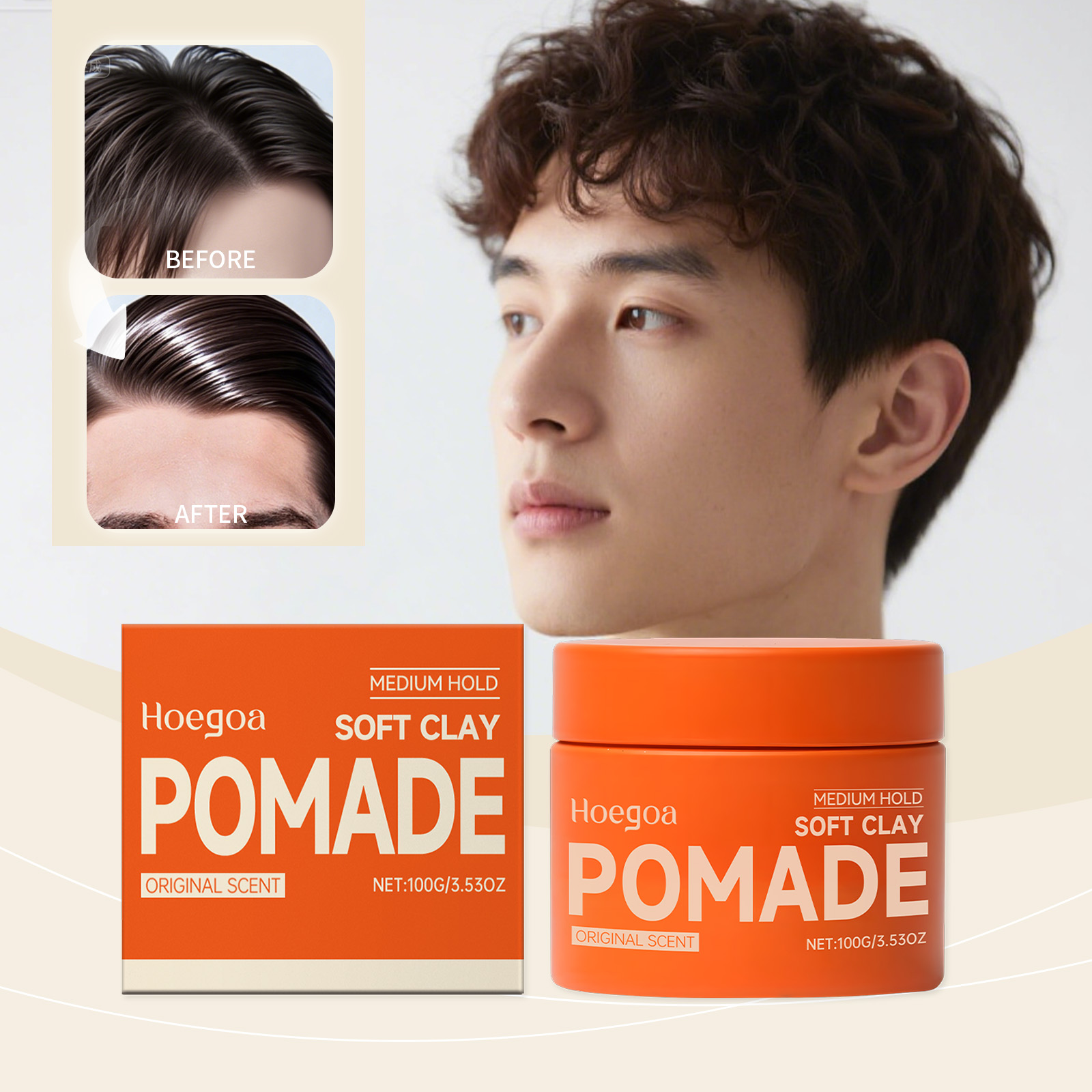 Original Hair Wax Long-Lasting - Clay Bar Lubricant recension och pris
