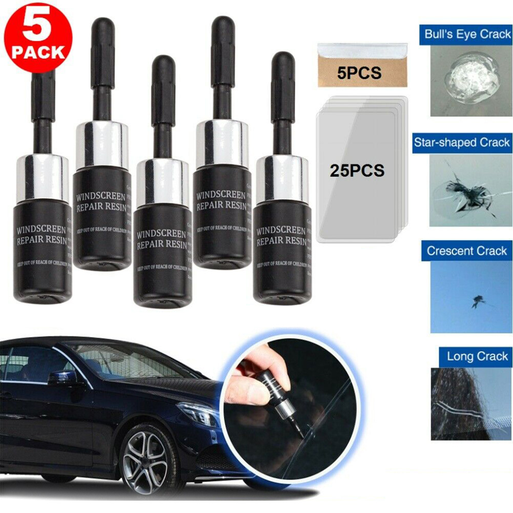 5PCS Automotive Glass Nano Rep - Glass Cleaner Streak recension och pris