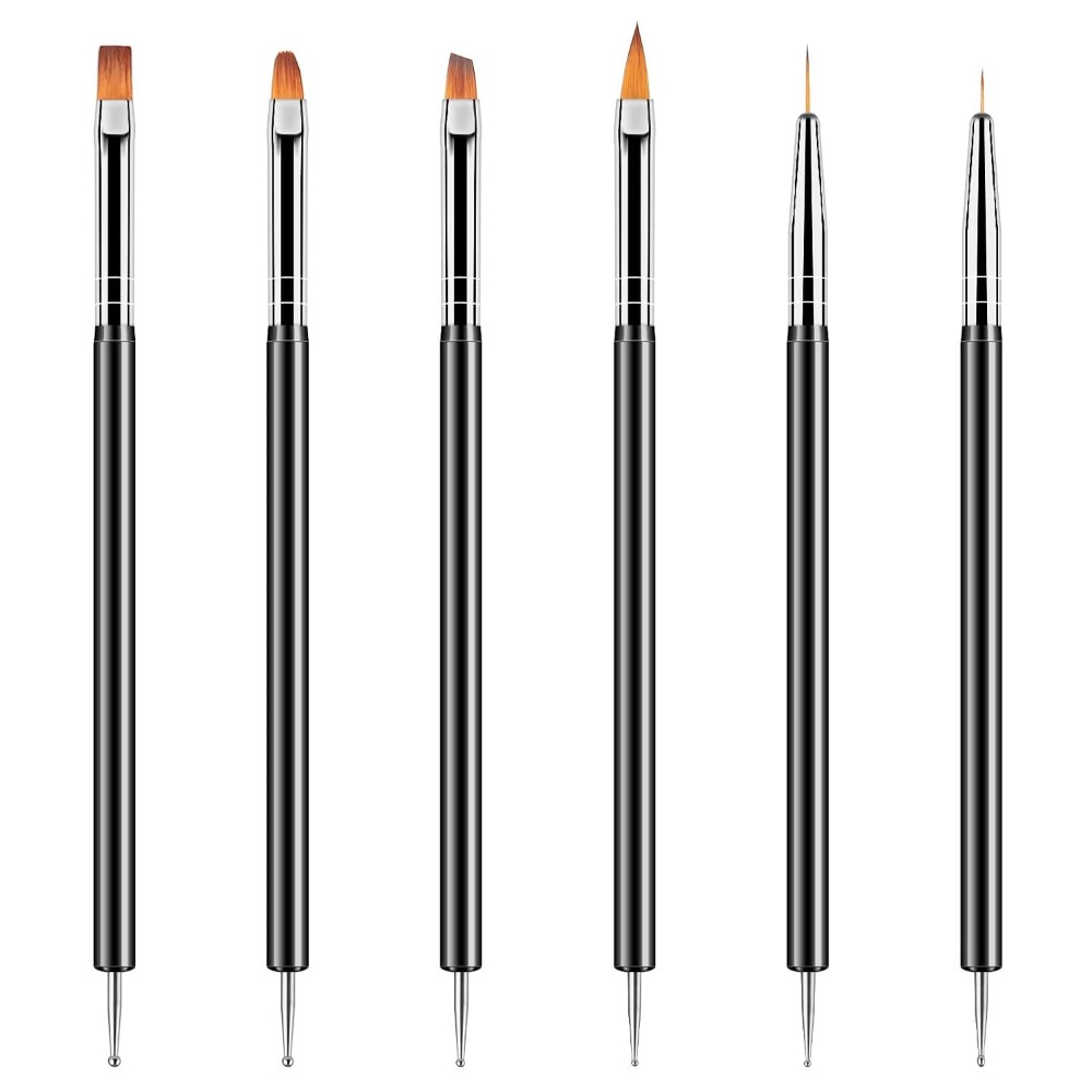 Double Ended Nail Art Dotting  - Detailing Brush Set recension och pris