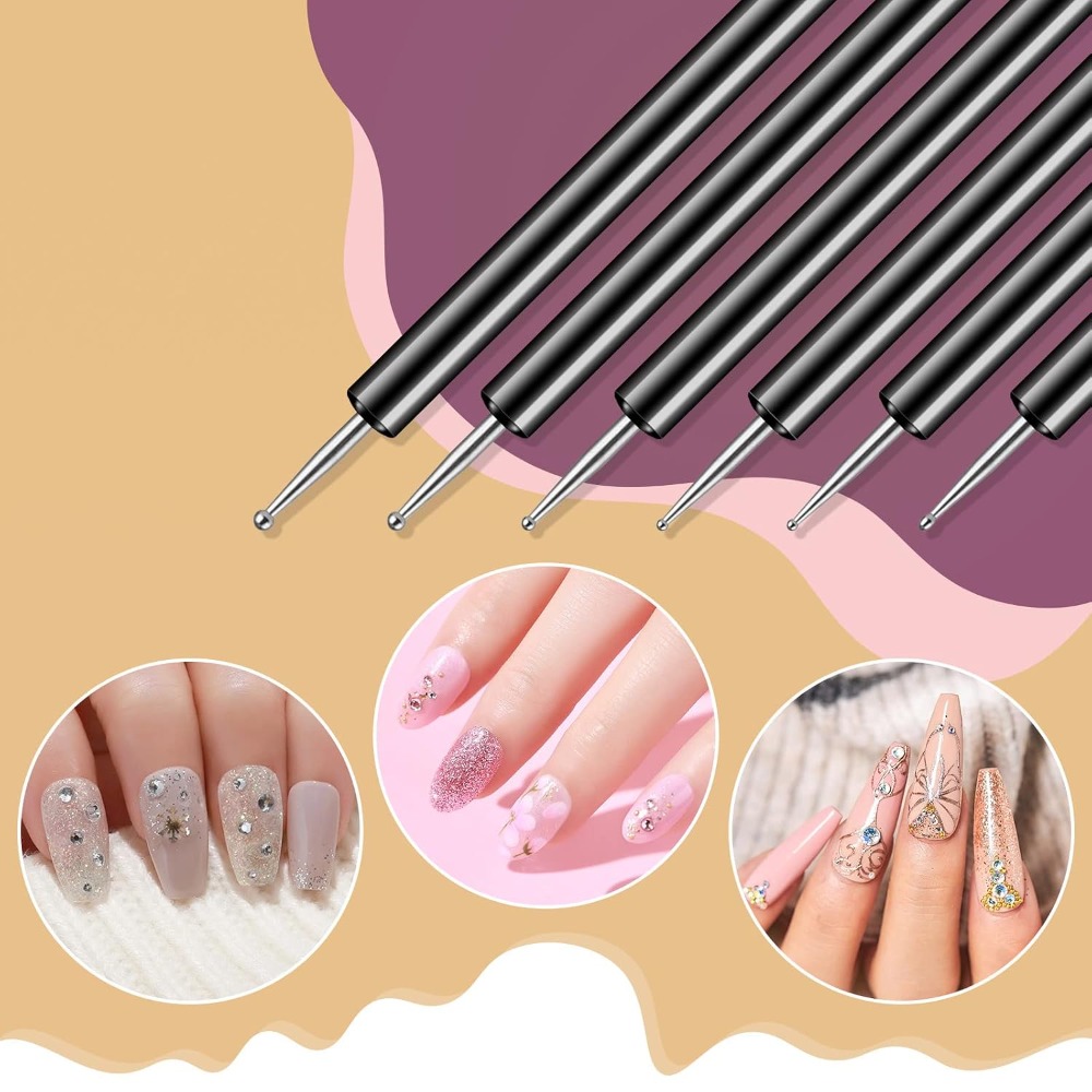 Double Ended Nail Art Dotting  - Detailing Brush Set recension och pris
