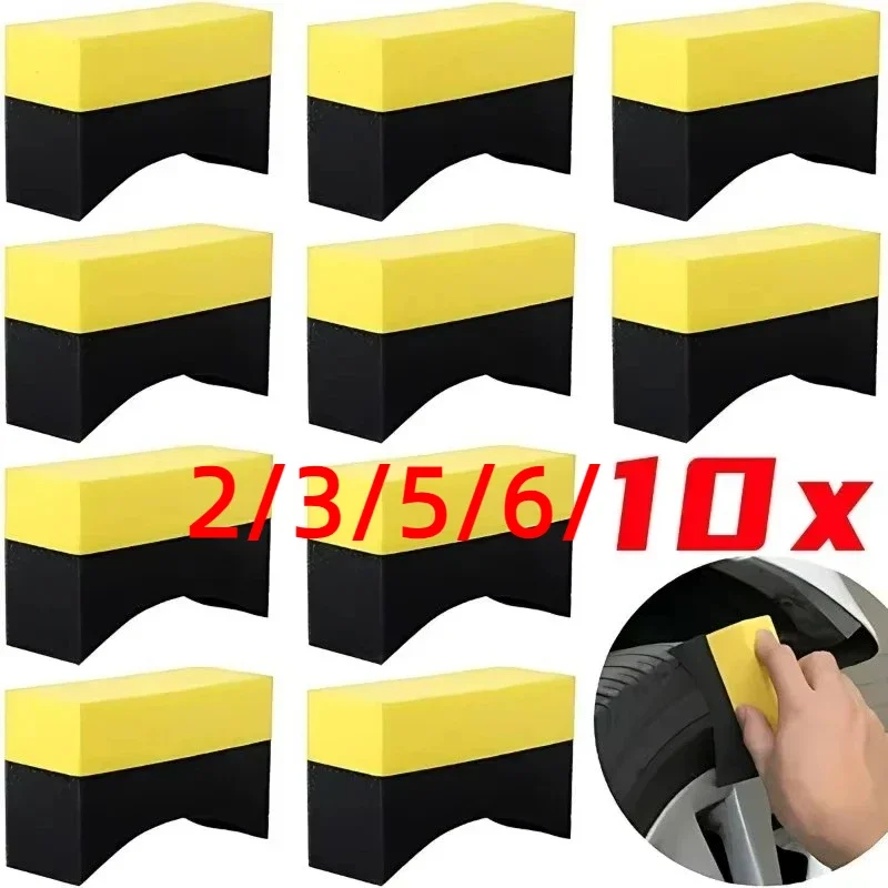 2-10PCS Tire Dressing Sponge C - Wax Applicator Pad recension och pris