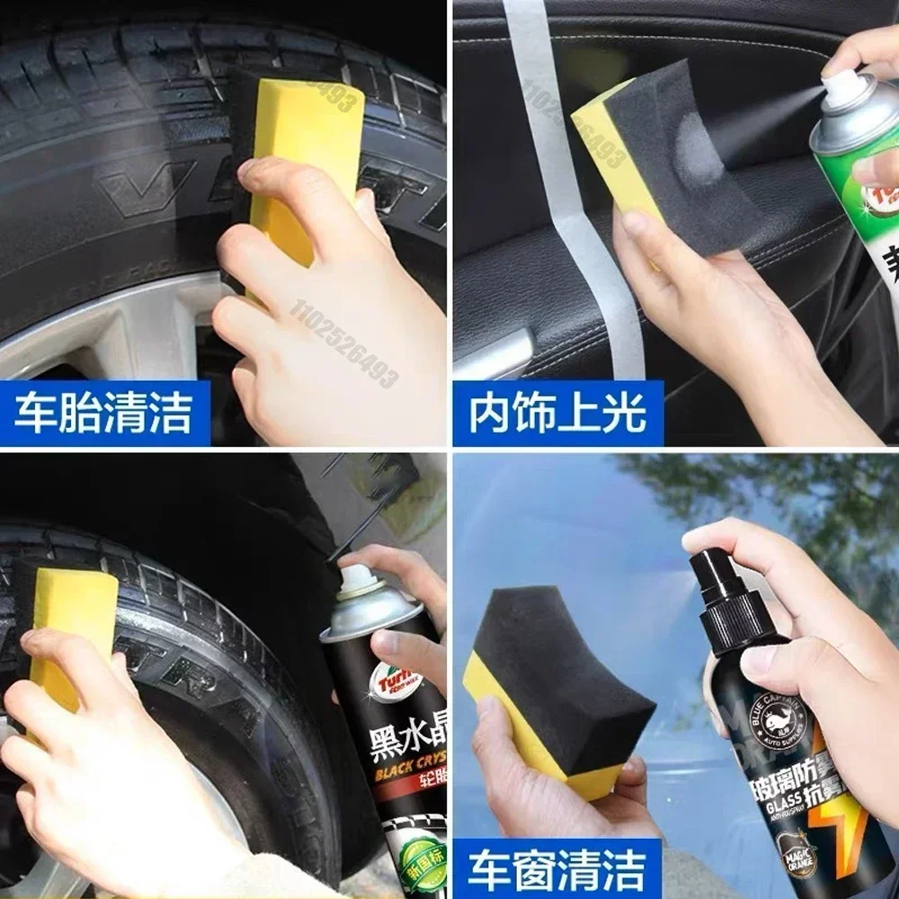 2-10PCS Tire Dressing Sponge C - Wax Applicator Pad recension och pris