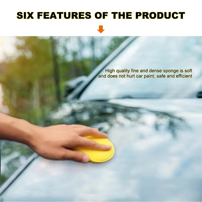 Car Detailing Care Tool Grey 1 - Wax Applicator Pad recension och pris