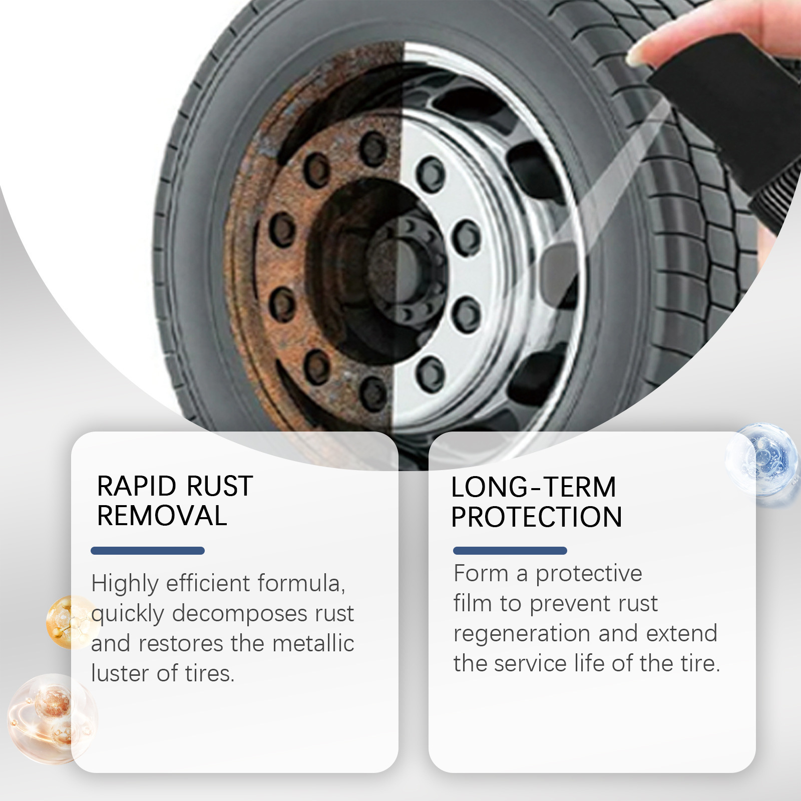 Car Wheel Iron Powder Rust Rem - Wheel Cleaner Alloy recension och pris