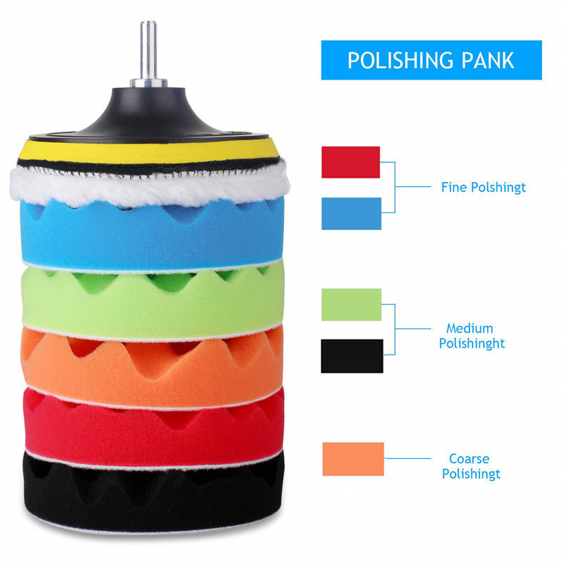 8Pcs Car Polishing Pads Kit 3/ - Polish Pad Set Buffer recension och pris