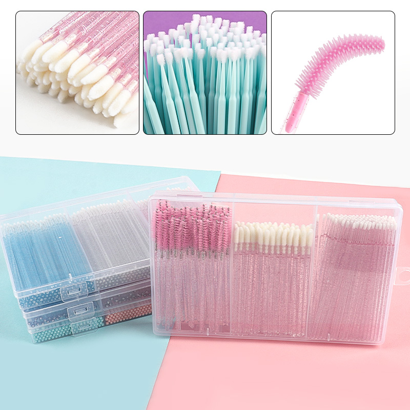 3 Grid Clear Box Macaron Glitt - Wax Applicator Pad recension och pris