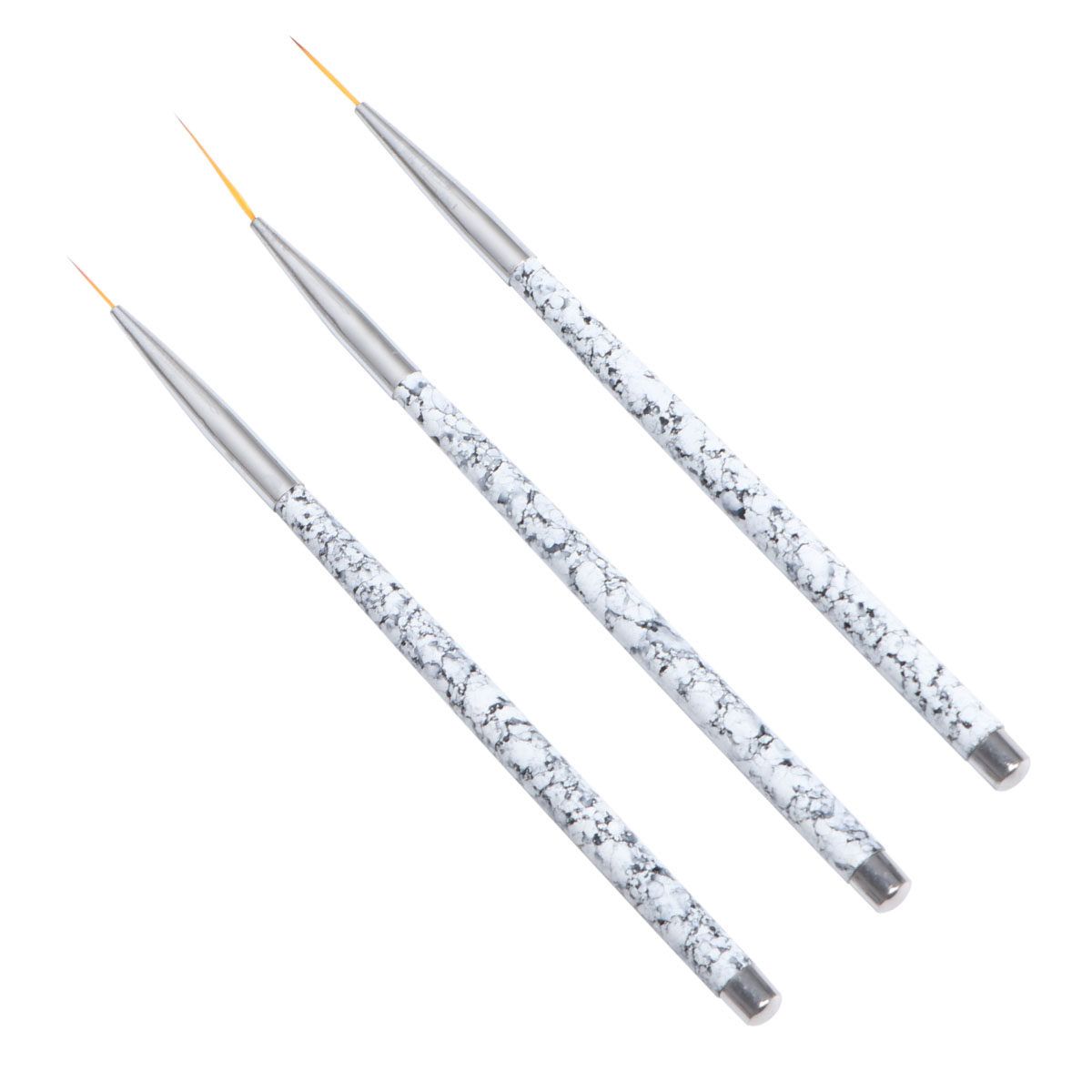 3Pcs Nail Art Liner Brush Set  - Detailing Brush Set recension och pris