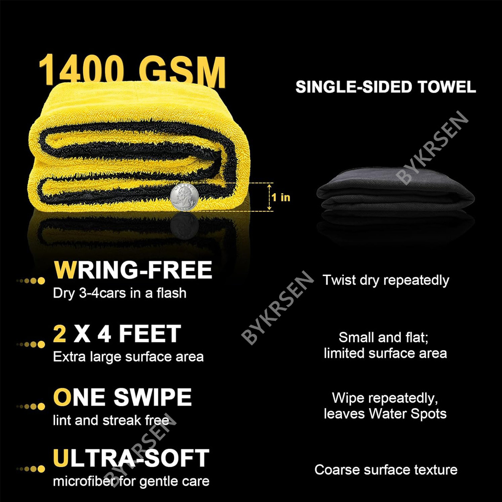 1400GSM Oversized Microfiber C - Microfiber Towel Detailing recension och pris